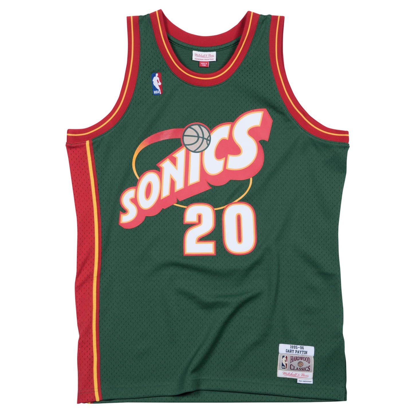 Men's Mitchell & Ness NBA Swingman Road Jersey Supersonics 1995 Gary Payton
