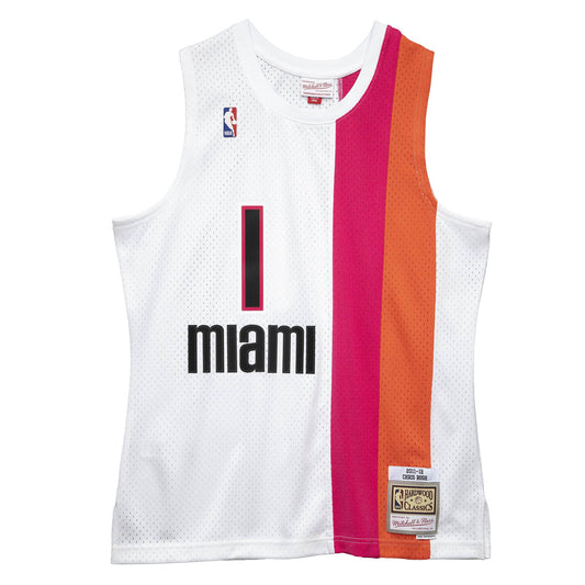 Mitchell & Ness Men's NBA Swingman Jersey - Heat 2011 Chris Bosh
