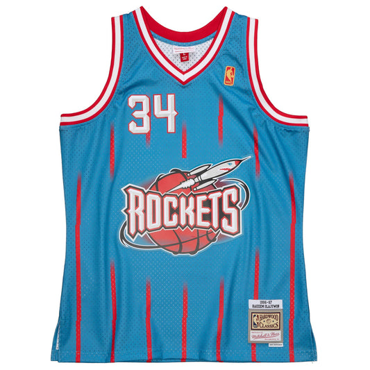 Mitchell & Ness Men's NBA Reload 2.0 Swingman Jersey Rockets 1996 Hakeem Olajuwon