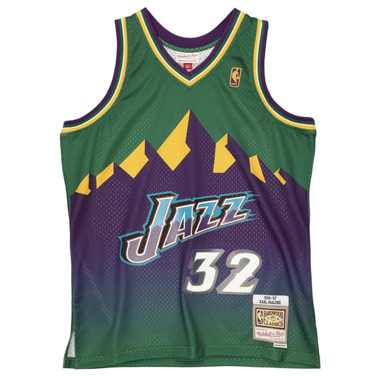 Mitchell & Ness Men's NBA Reload Swingman Jersey - Utah Jazz 1996 Karl Malone