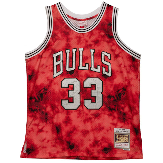 Men's Mitchell & Ness NBA Galaxy Swingman Jersey - Chicago Bulls 1997 Pippen