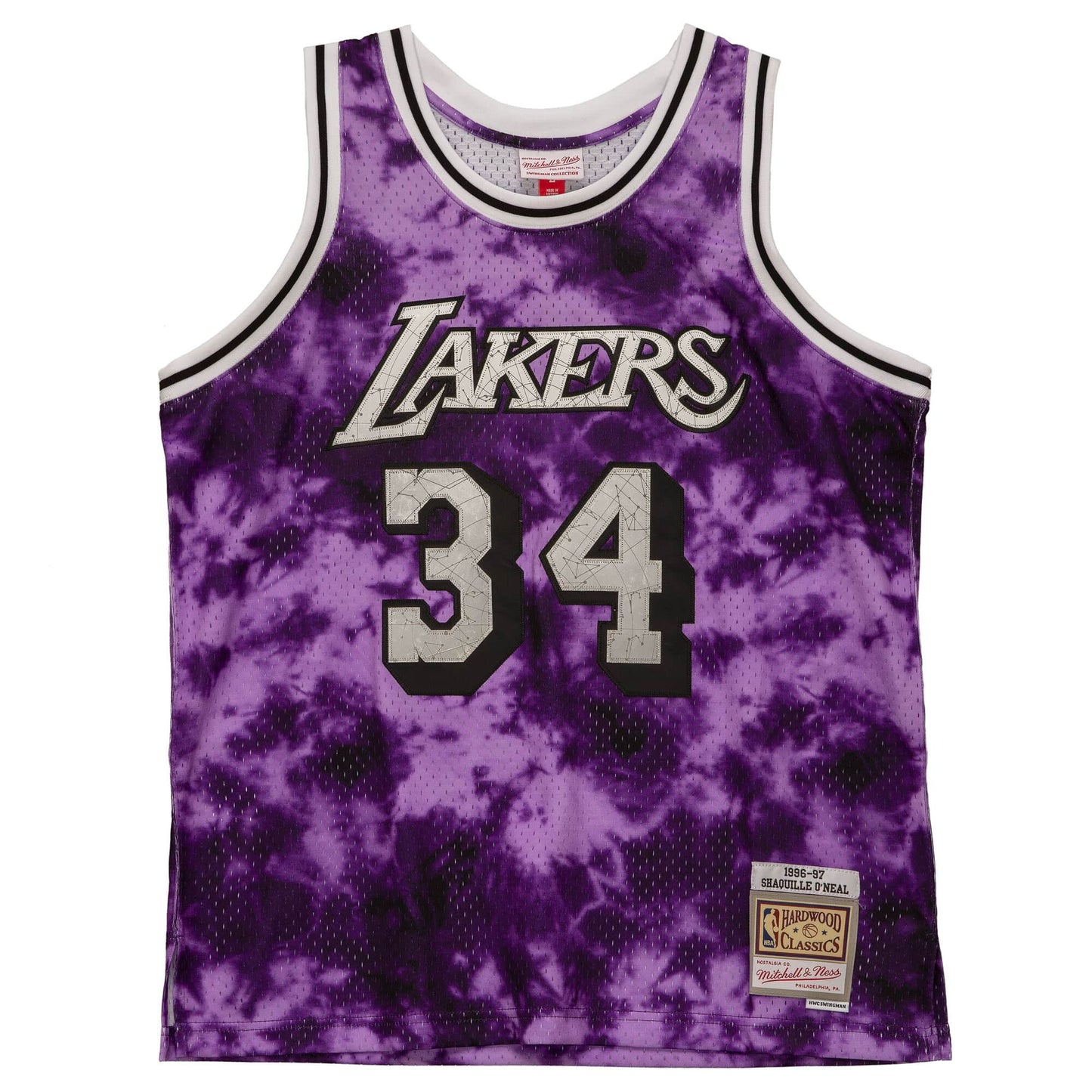 Mitchell & Ness Men's NBA Galaxy Swingman Jersey - La Lakers '96 Shaquille O'Neal