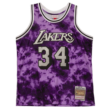Mitchell & Ness Men's NBA Galaxy Swingman Jersey - La Lakers '96 Shaquille O'Neal