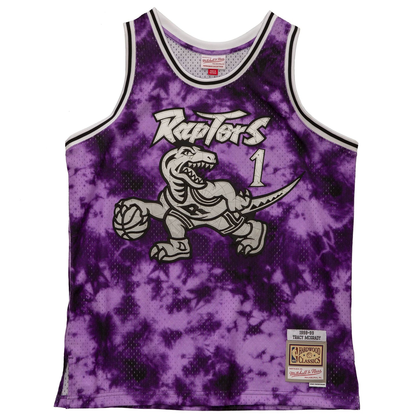 Mitchell & Ness Men's NBA Galaxy Swingman Jersey - Raptors 1998 Tracy Mcgrady