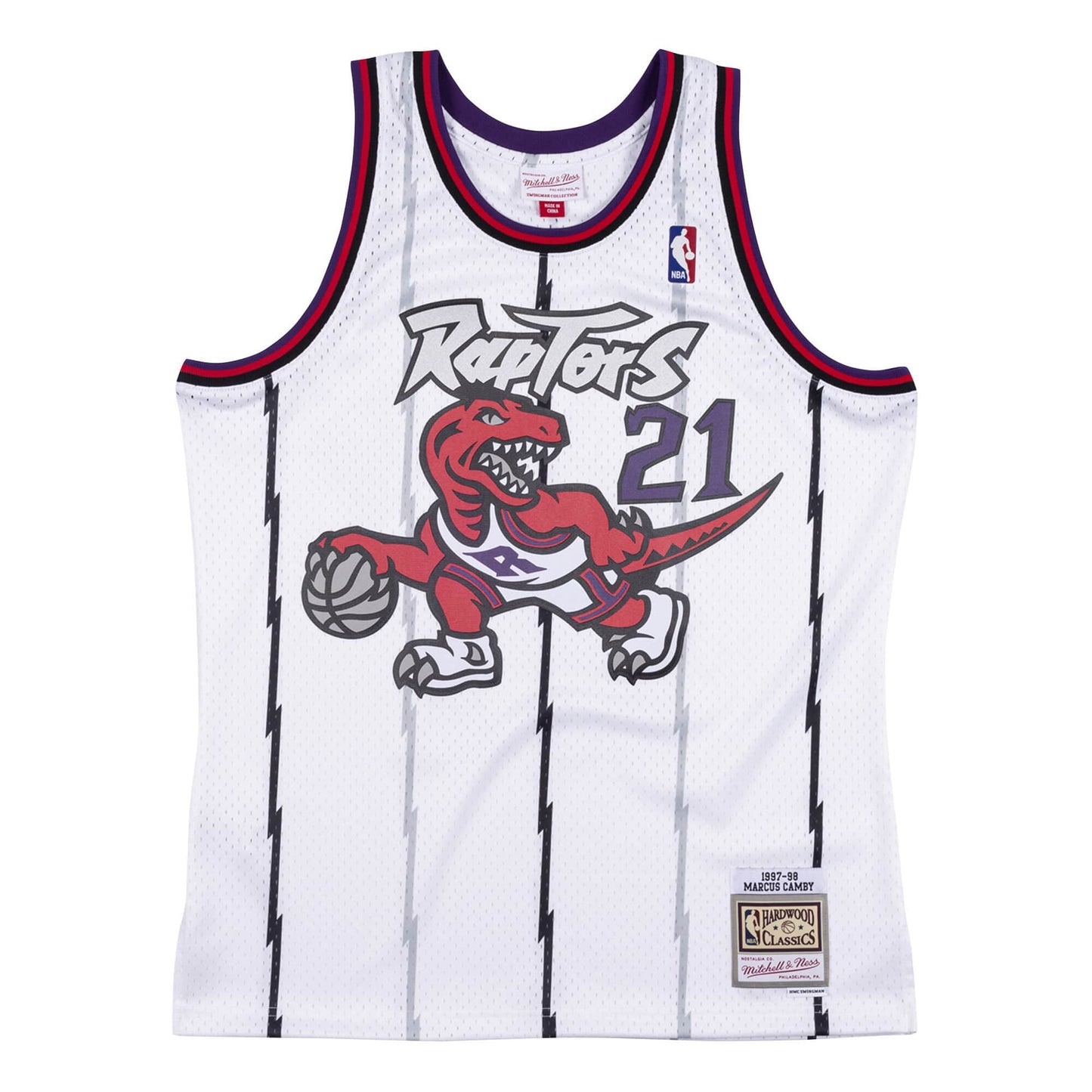 Mitchell & Ness NBA Swingman Jersey Toronto Raptors 97 Marcus Camby