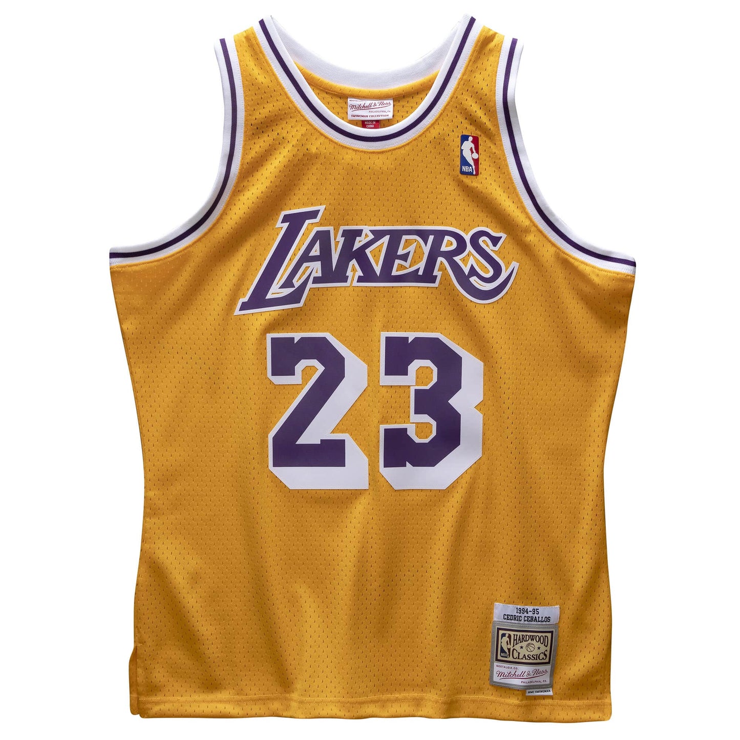 Mitchell & Ness Men's NBA Swingman Jersey Lakers 1994 Cedric Ceballos