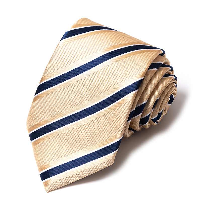 Navy Gold Regent Stripe-