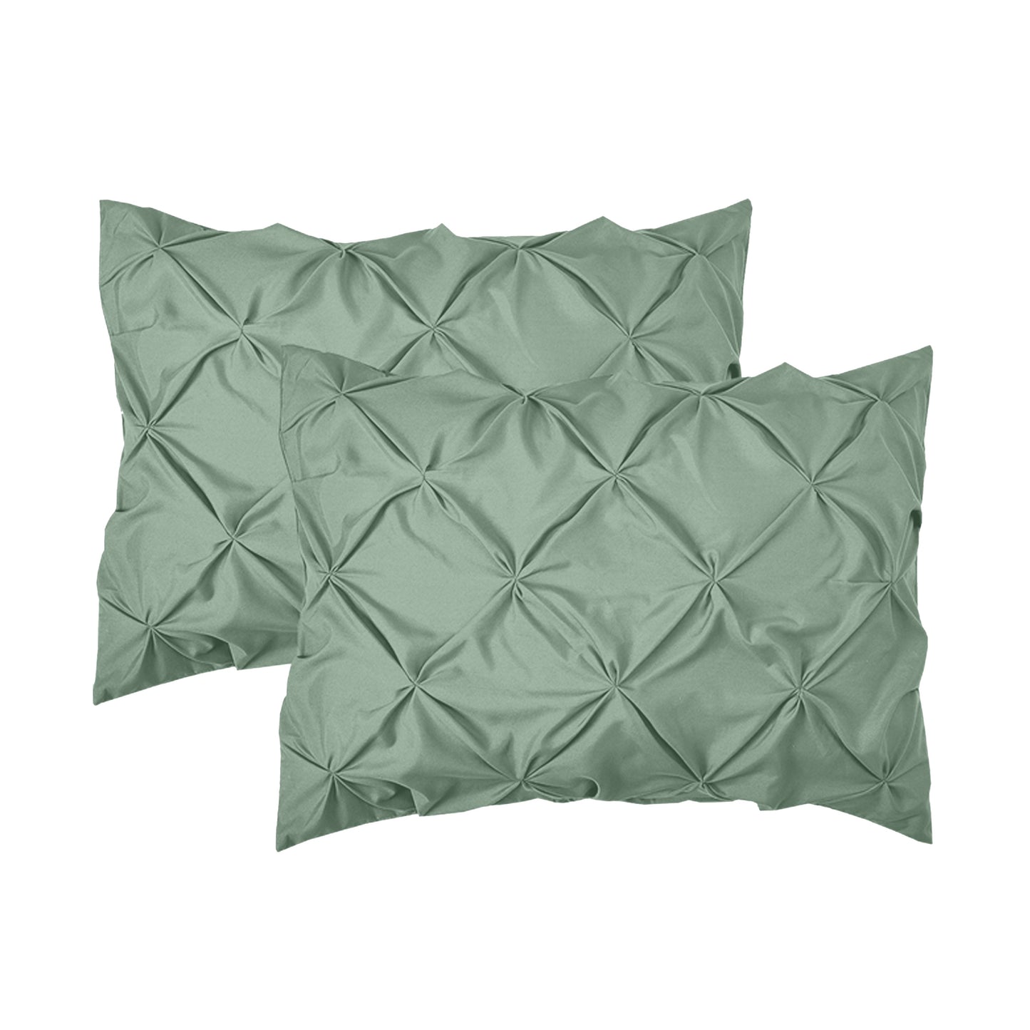 Elegant Comfort 8-Piece Pintuck Pinch Pleated Comforter Set - Includes 4-Piece Sheet Set with Double Sided Storage Pockets