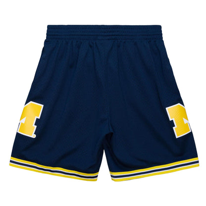 Mitchell & Ness Ncaa Road Shorts Michigan Wolverines 1991 Shorts
