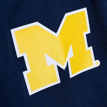 Mitchell & Ness Ncaa Road Shorts Michigan Wolverines 1991 Shorts