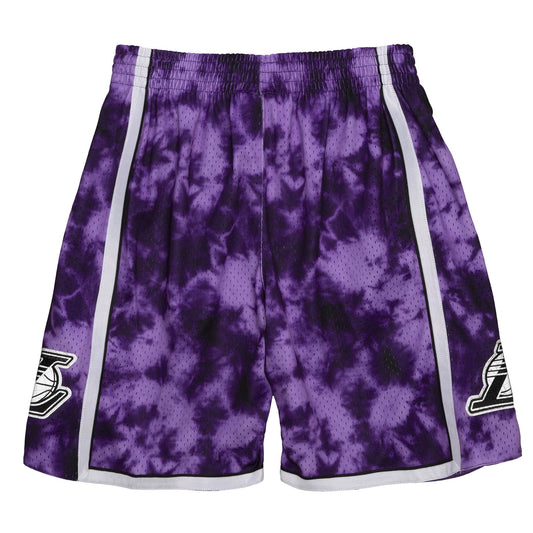 Mitchell & Ness Men's NBA Galaxy Swingman Shorts - La Lakers 2009