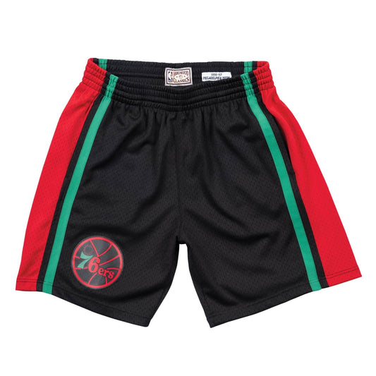 Mitchell & Ness Men's NBA Christmas Swingman Shorts Philadelphia 76Ers 1996-97