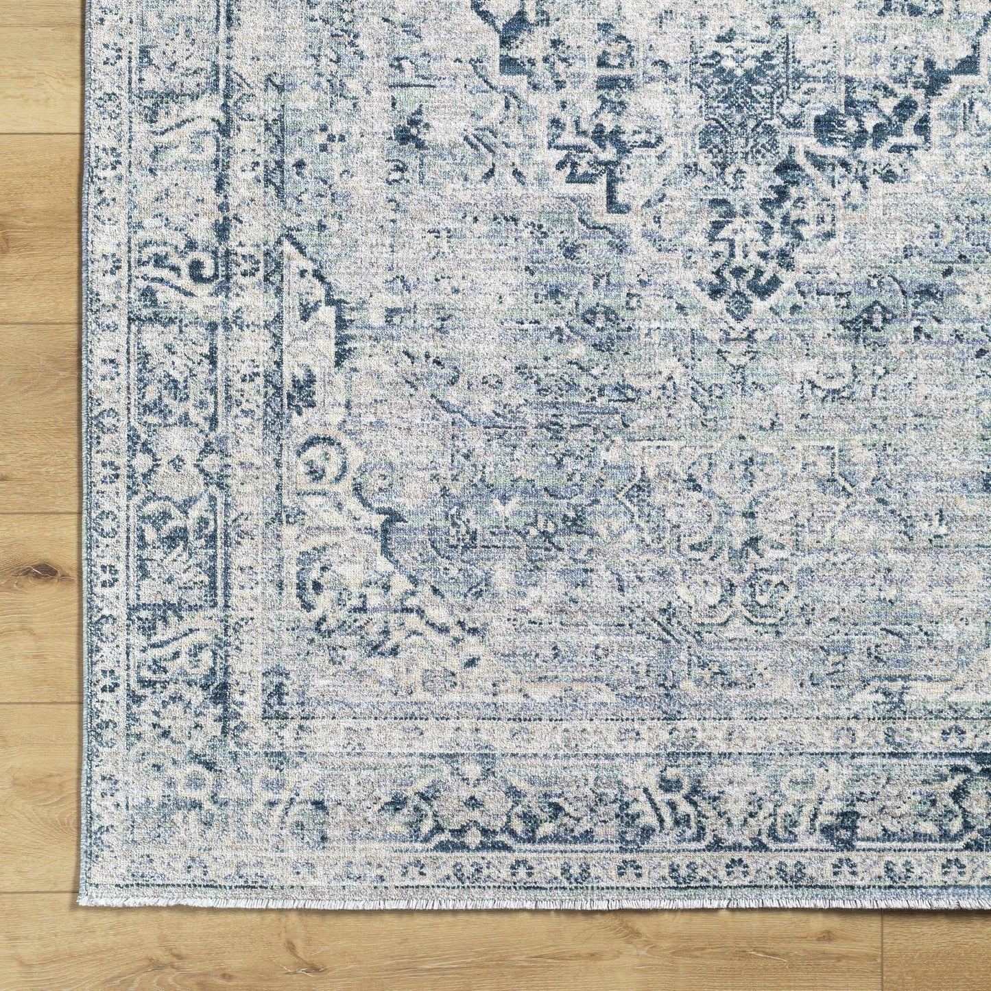 Jemma Blue Medallion Area Rug - Clearance