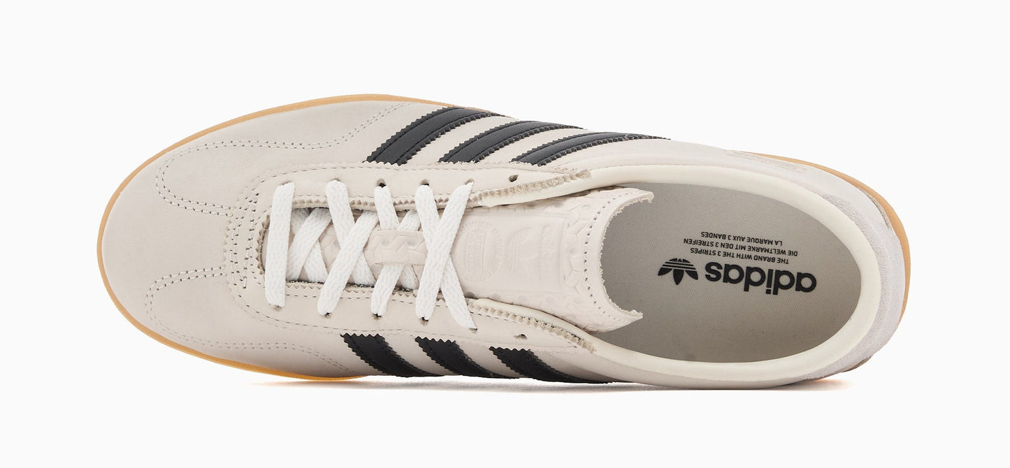 [IH1930] Women's adidas Gazelle Lo Pro 'Chalk White Black'