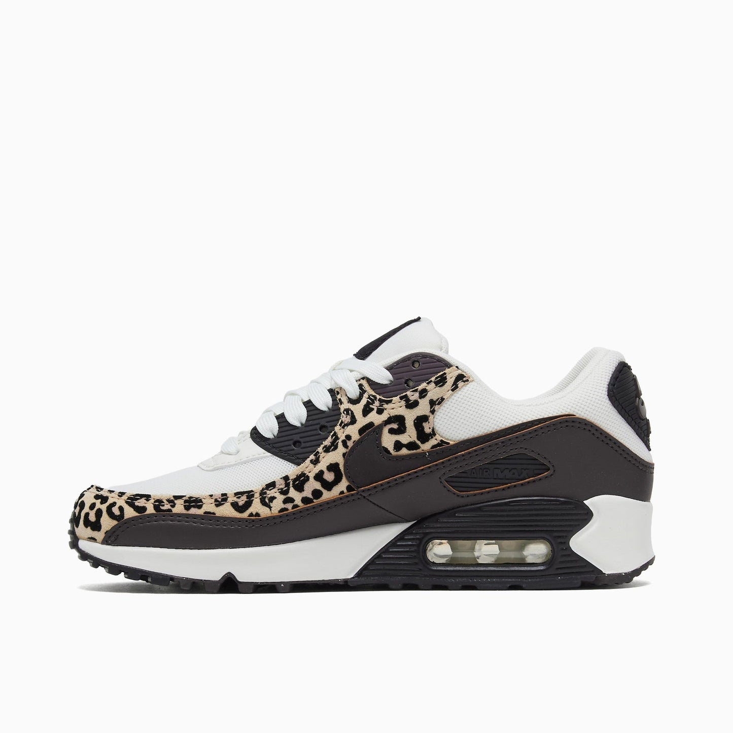 [if1619-102] Womens Nike Air Max 90 Print 'leopard Burgundy'
