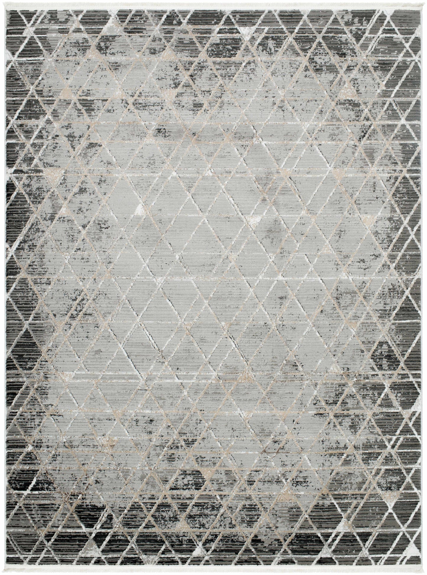 Luol Gray Area Rug - Clearance
