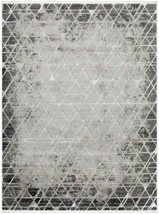 Luol Gray Area Rug - Clearance
