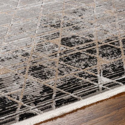 Luol Gray Area Rug - Clearance