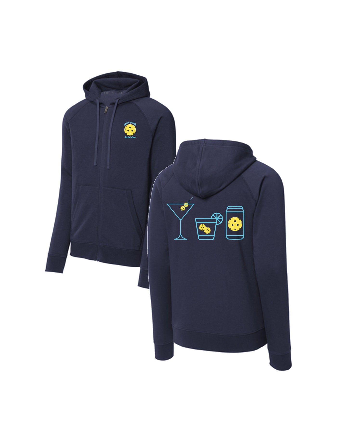 Men's Social Club Full Zip Hoodie