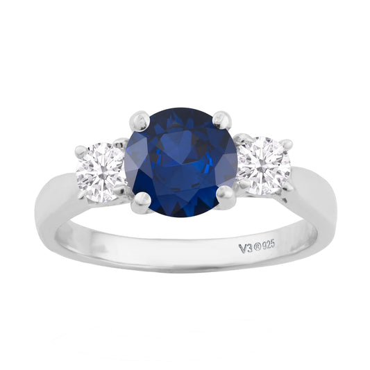 white, blue-