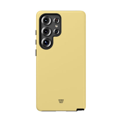 MUTED YELLOW SOLID | Tough Phone Case