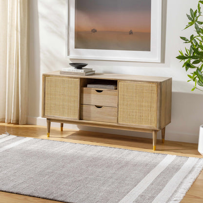 Loic Light Brown Area Rug - Clearance