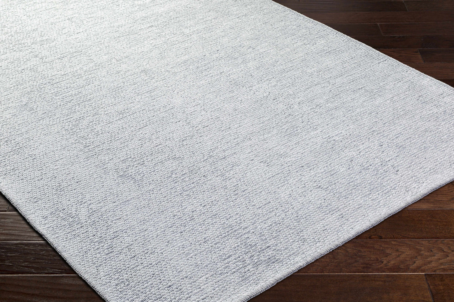 Isako Light Blue Solid Washable Rug - Clearance