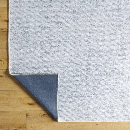 Isako Light Blue Solid Washable Rug - Clearance