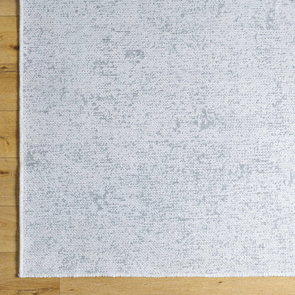 Isako Light Blue Solid Washable Rug - Clearance
