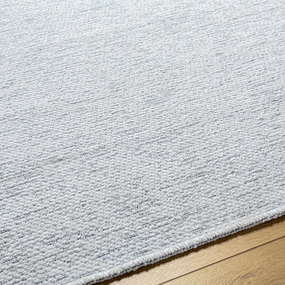 Isako Light Blue Solid Washable Rug - Clearance