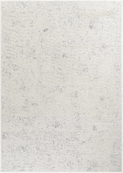 Isako Gray Solid Washable Area Rug