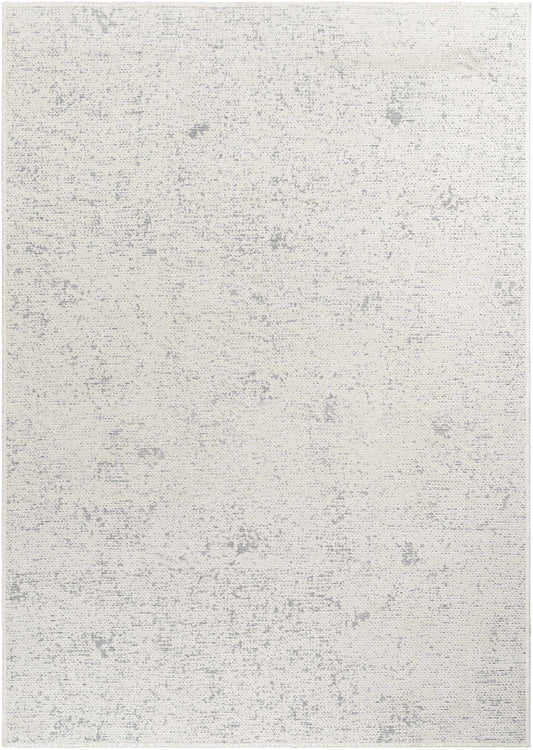 Isako Gray Solid Washable Area Rug