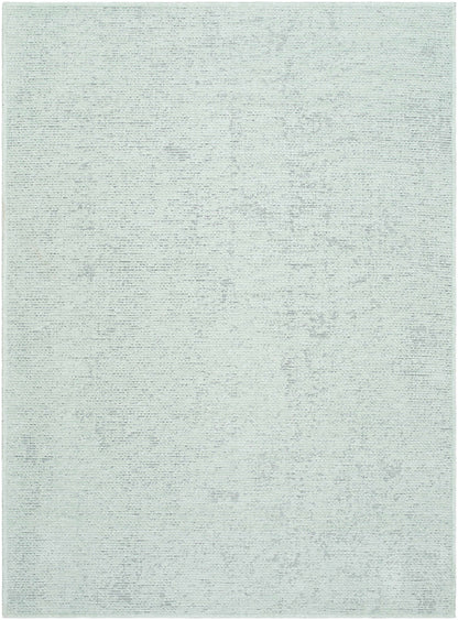 Isako Seafoam Solid Washable Area Rug