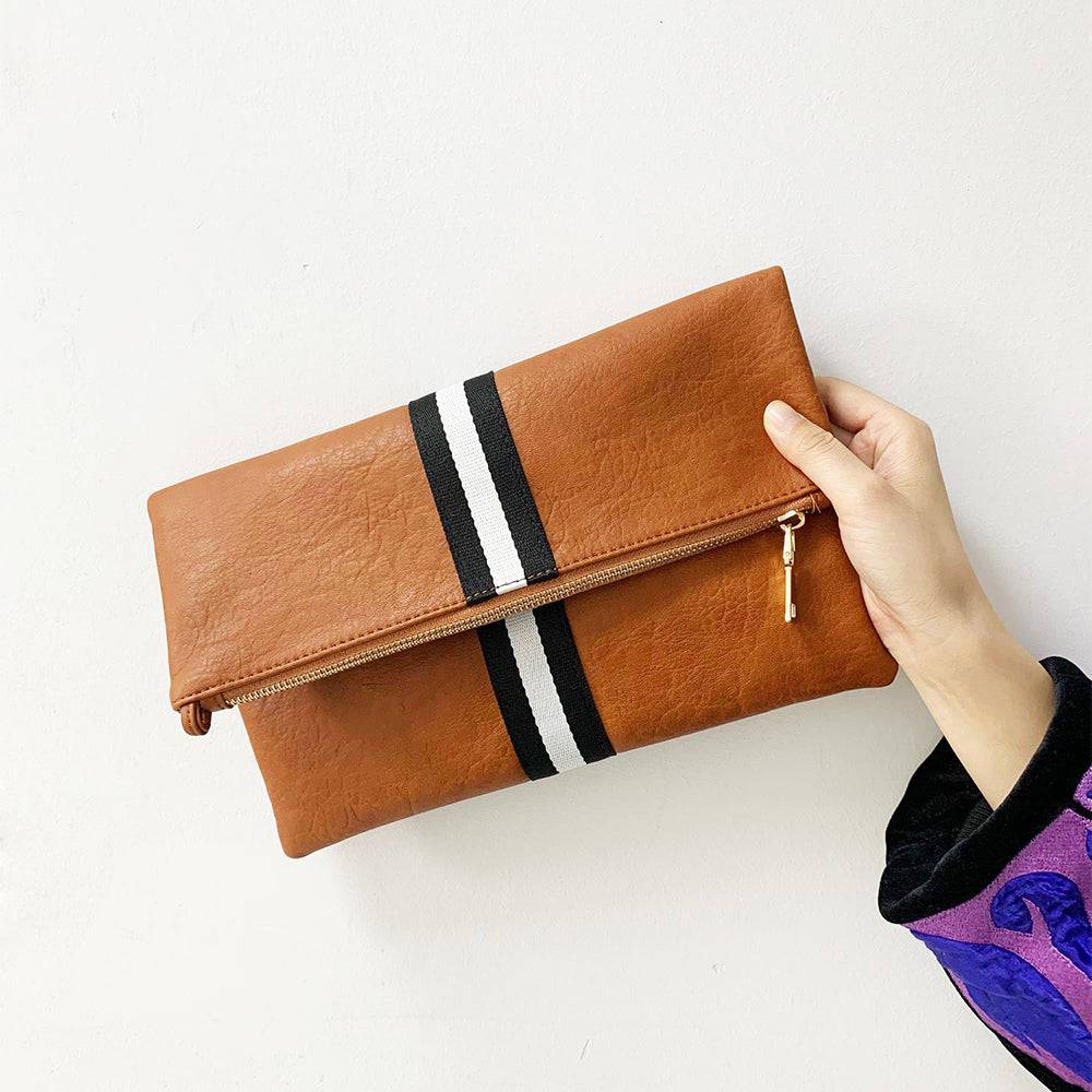 Threaded Pear Toni Fold Over Clutch