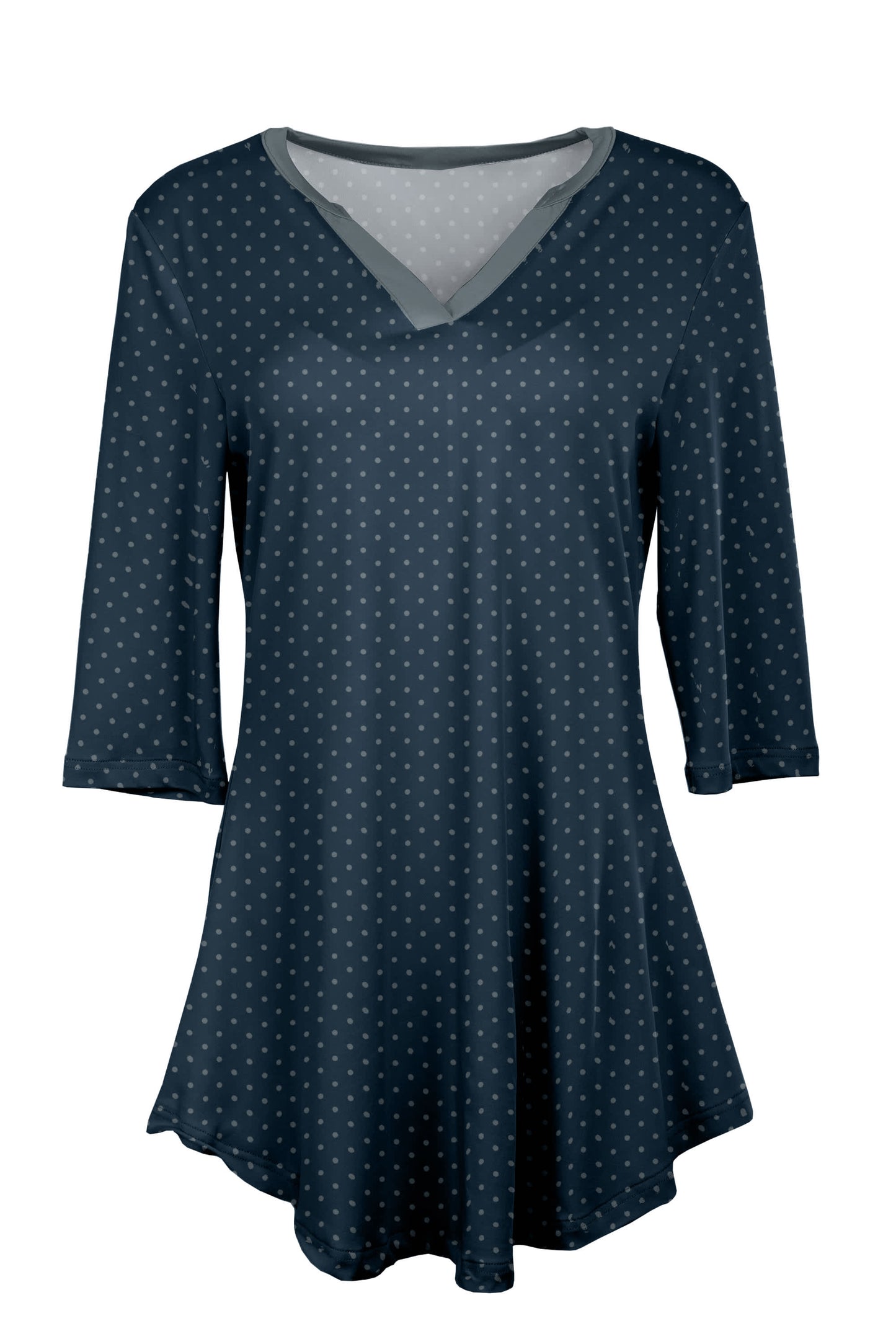 Navy Gray Dot Texture-