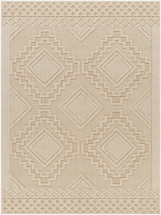 Arwid Bone Outdoor Area Rug - Clearance