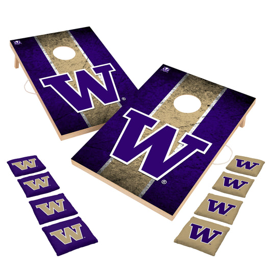Washington Huskies 2x3 Solid Wood Cornhole Game