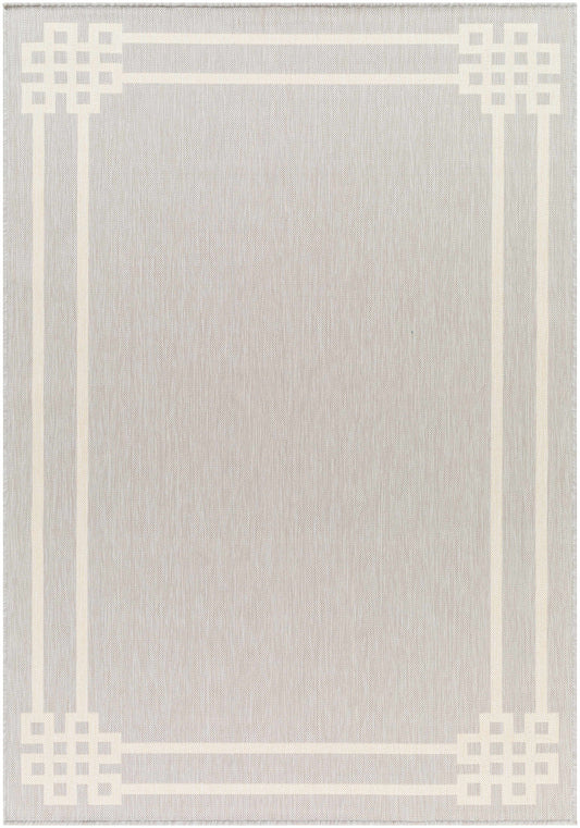 Ilori Light Gray Outdoor Area Rug - Clearance