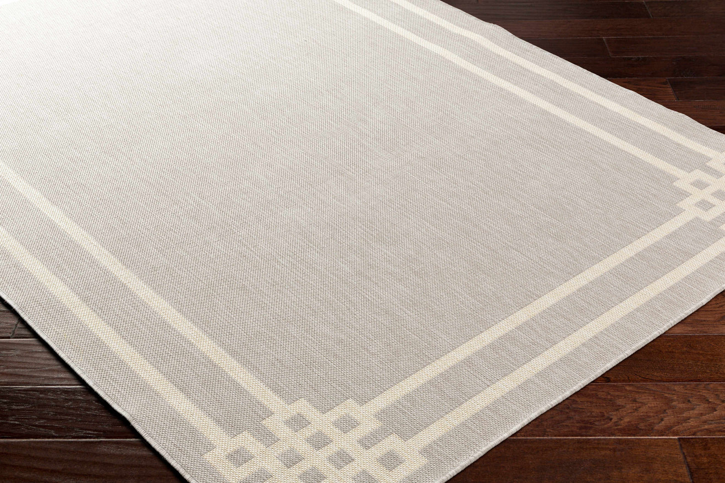 Ilori Light Gray Outdoor Area Rug - Clearance