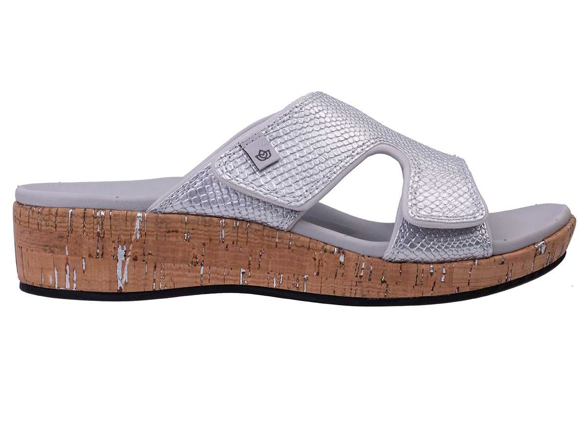 Metallic Silver-