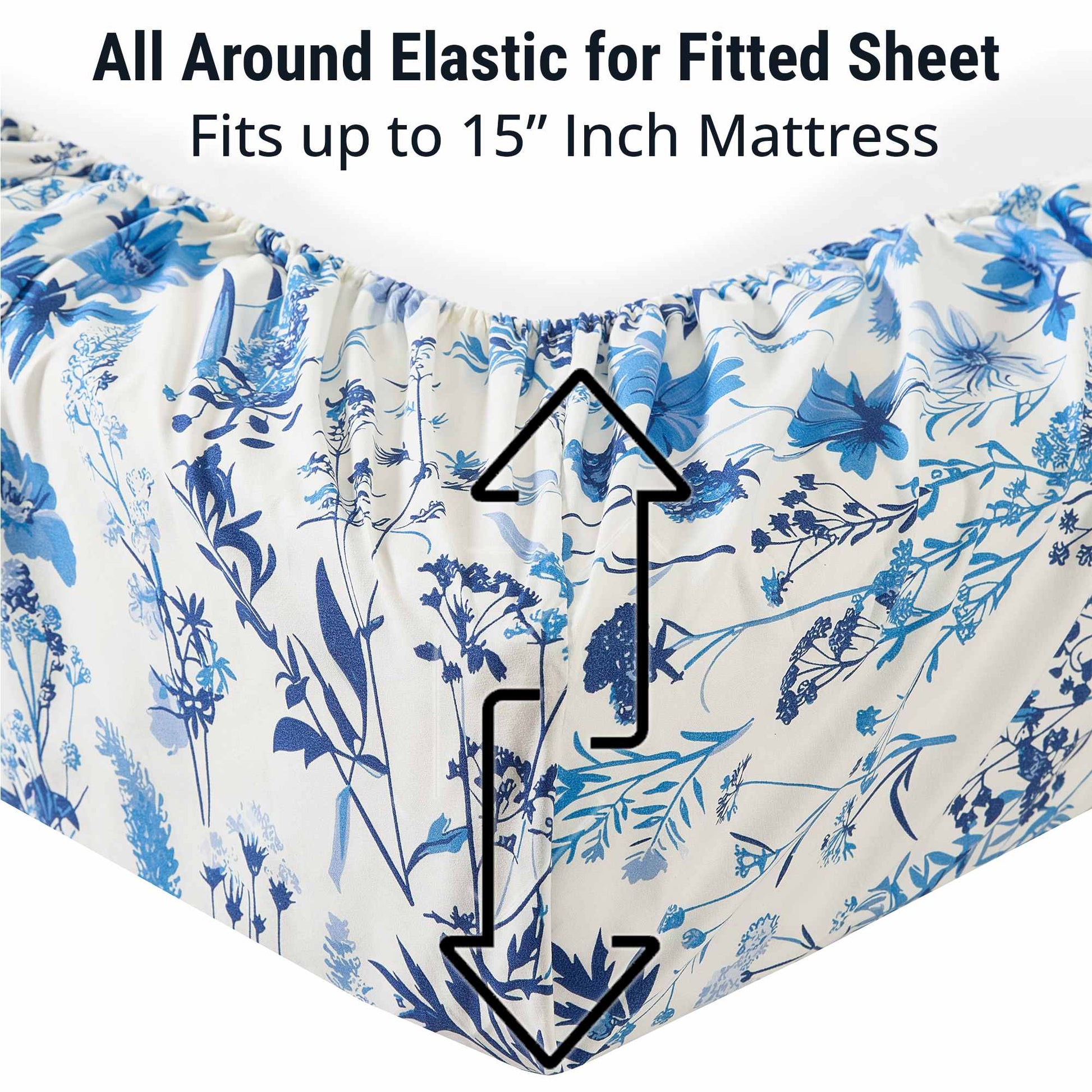 Blue Floral-
