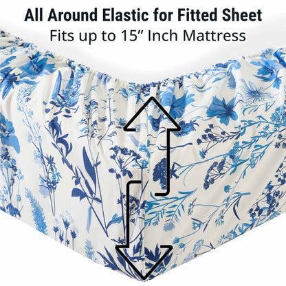 Blue Floral-
