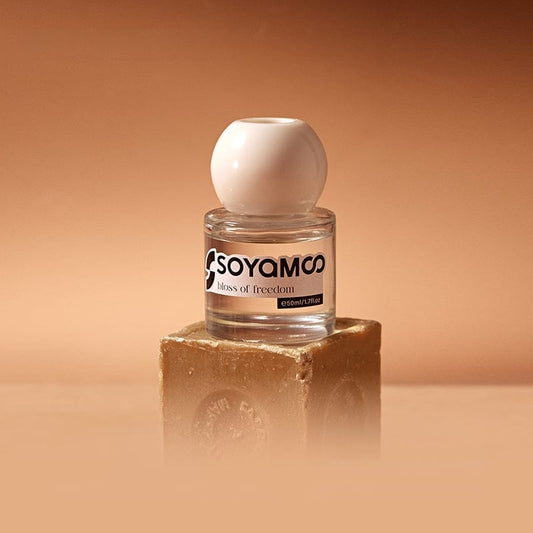 SOYAMOO Moonlit Gardenia Forest Mini Round Car Diffuser – 50ml