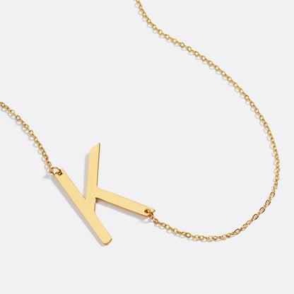 Mint & Lily Statement Initial Necklace