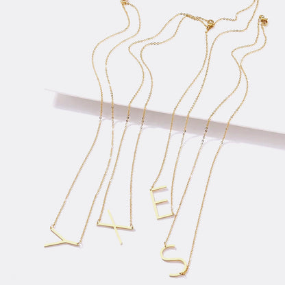 Mint & Lily Statement Initial Necklace