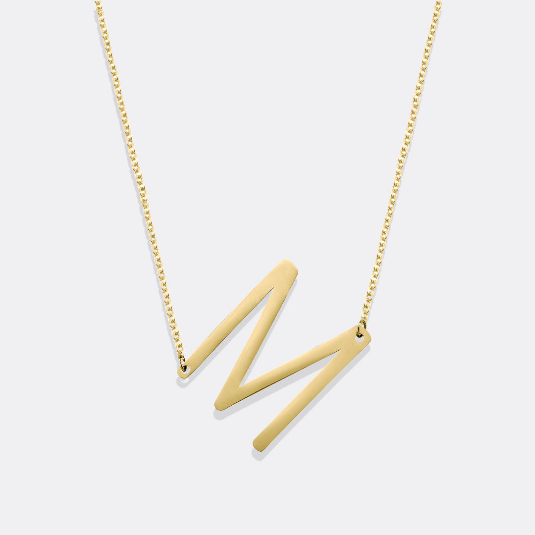 Mint & Lily Statement Initial Necklace
