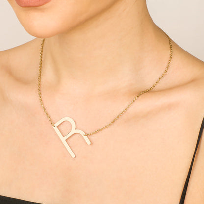 Mint & Lily Statement Initial Necklace