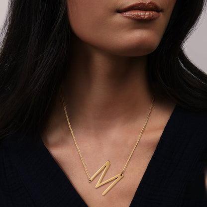 Mint & Lily Statement Initial Necklace