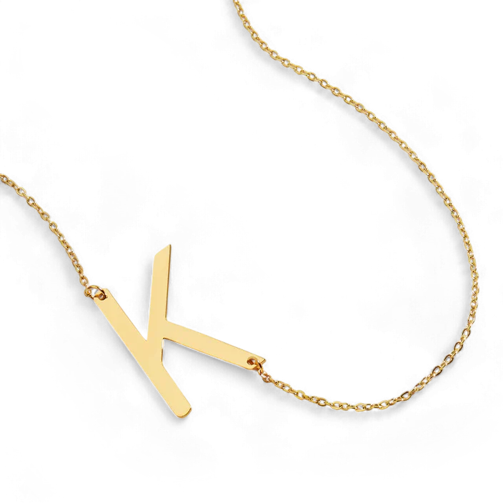 Mint & Lily Statement Initial Necklace