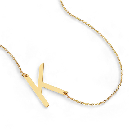 Mint & Lily Statement Initial Necklace